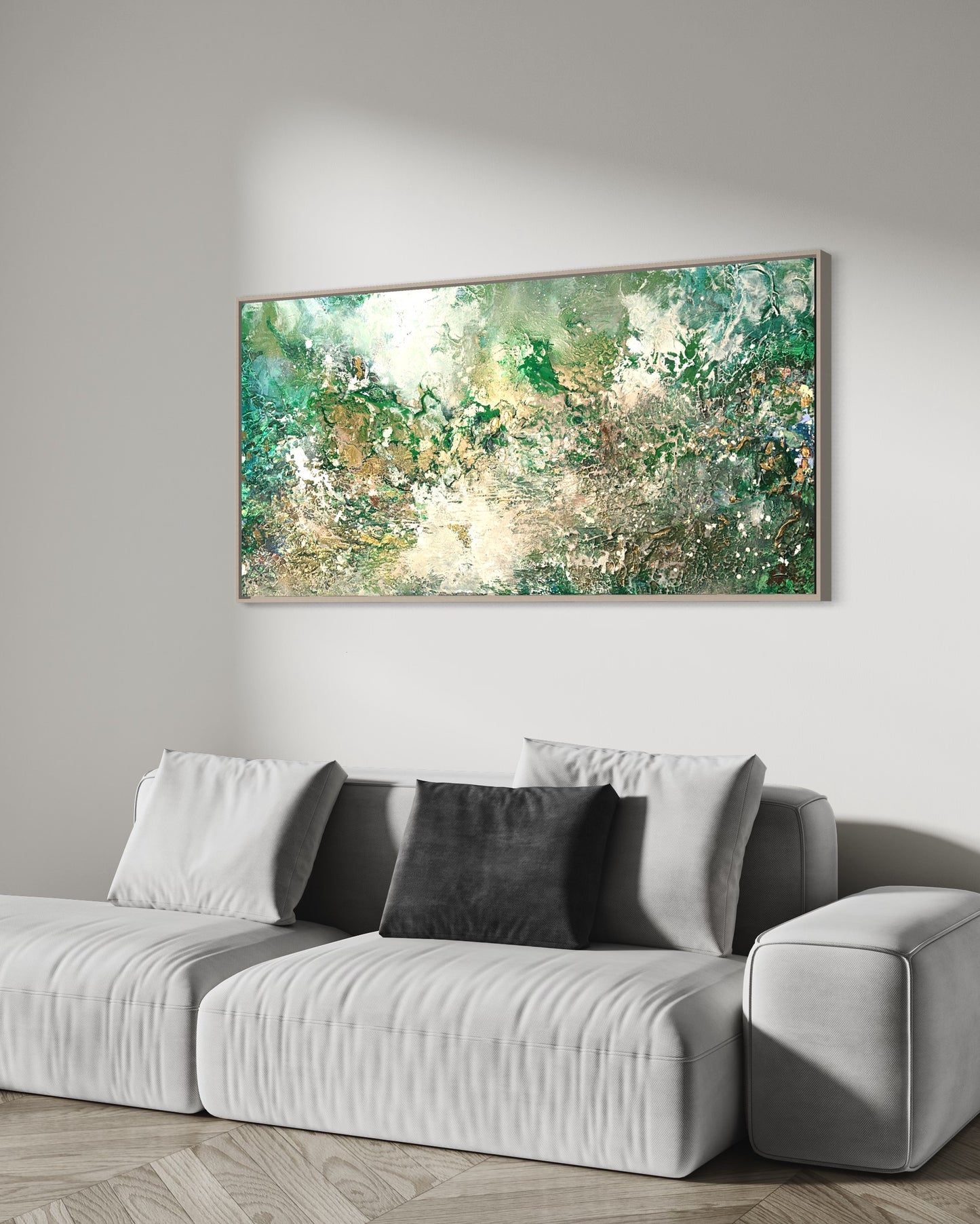 GREEN SPIRIT - 70 x 140 cm.