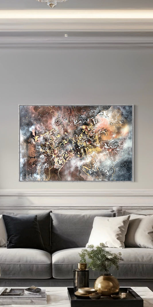 GOLDEN STRIKE - 120 X 80 cm