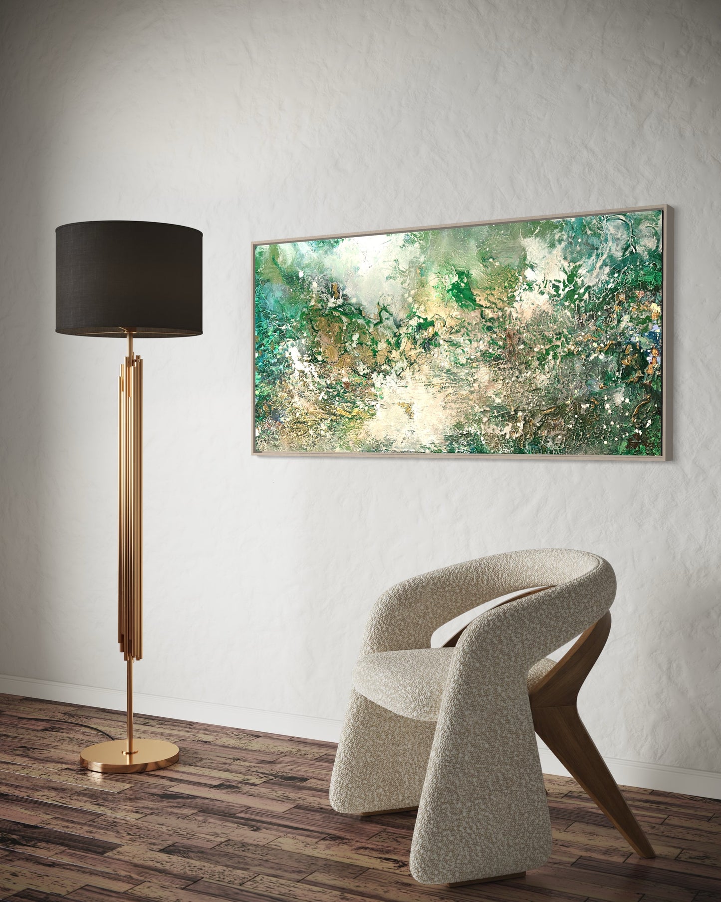 GREEN SPIRIT - 70 x 140 cm.