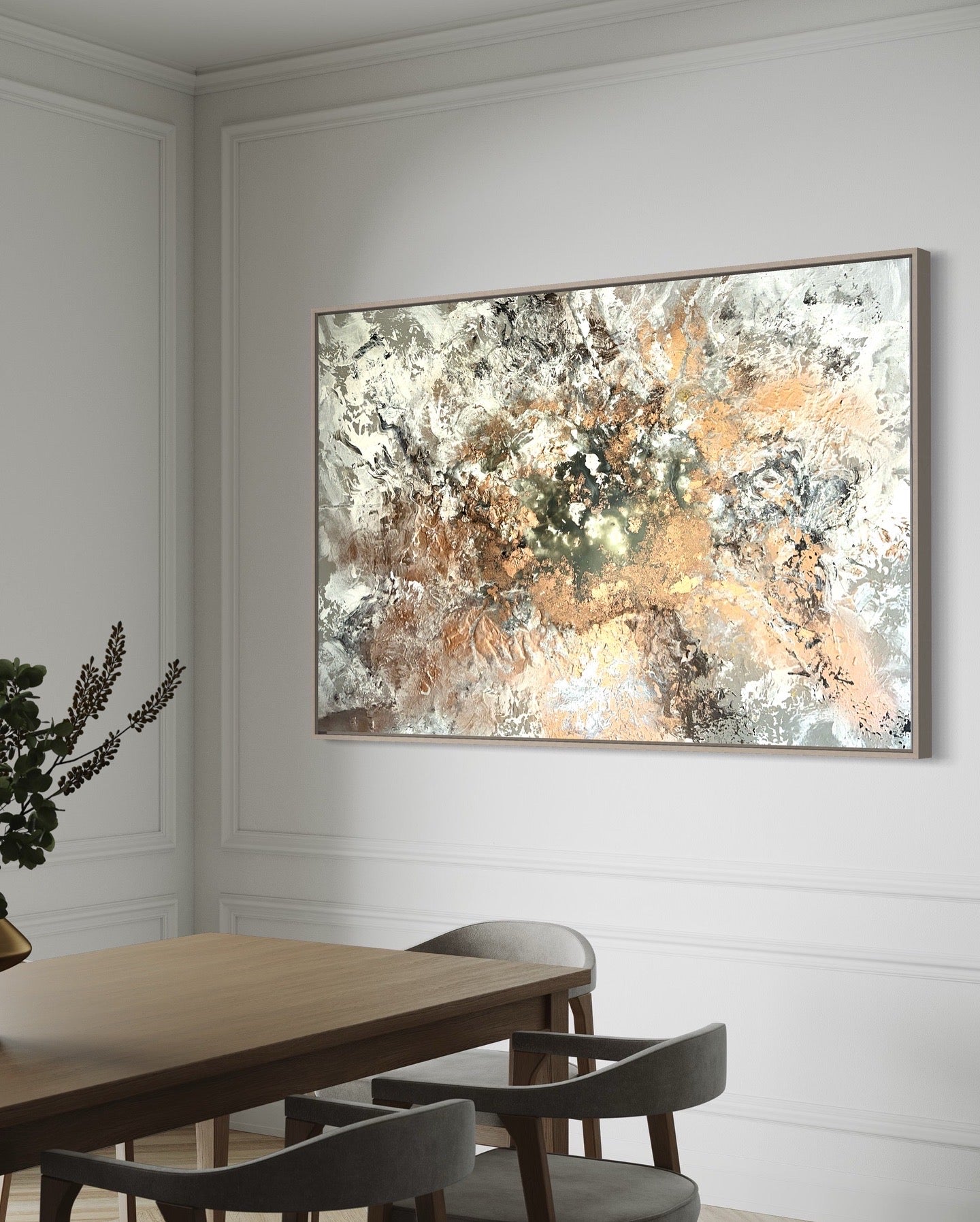 ABSTRACT COPPER - 120×80 cm.