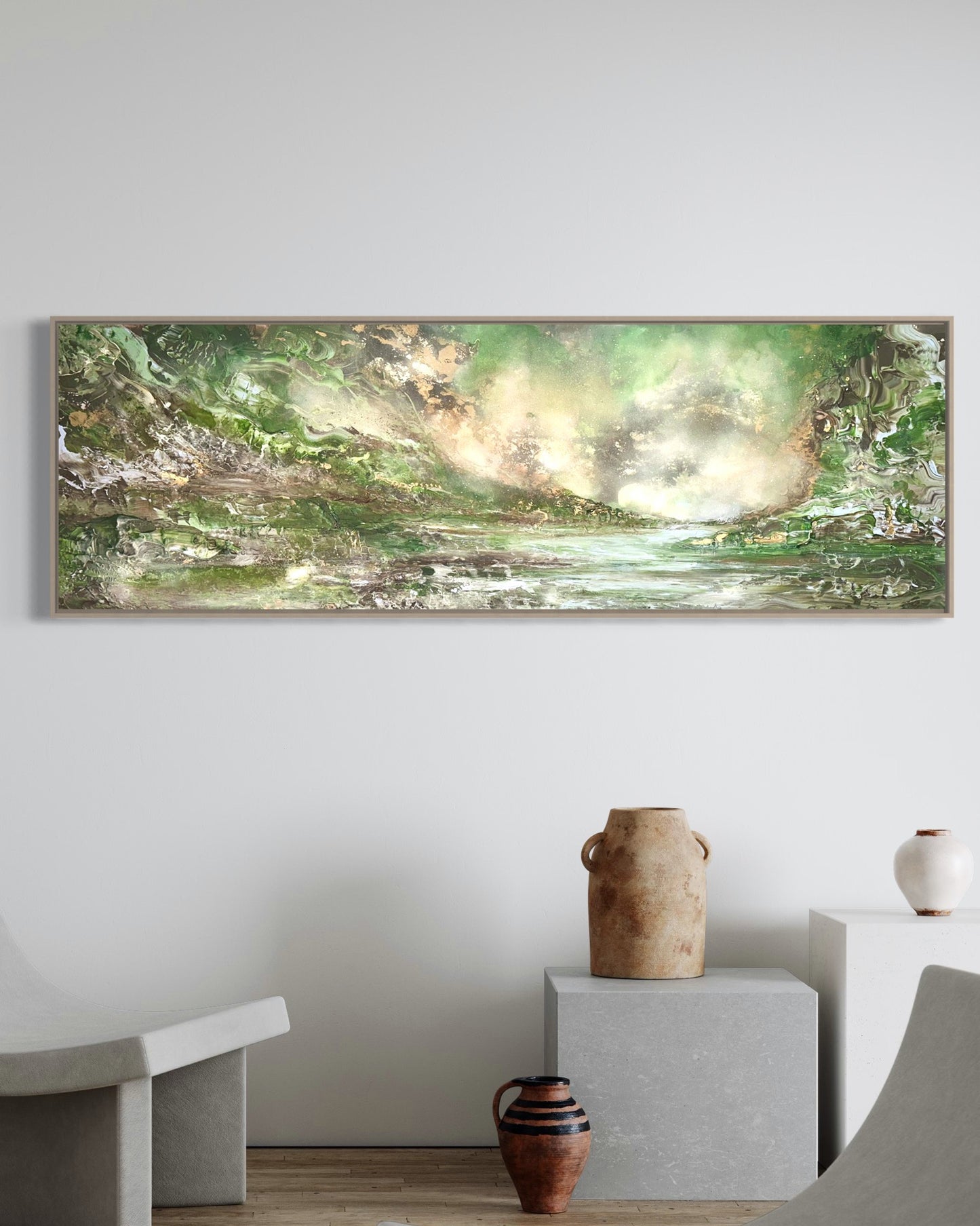 MISTY VALLEY 140 ×45 cm