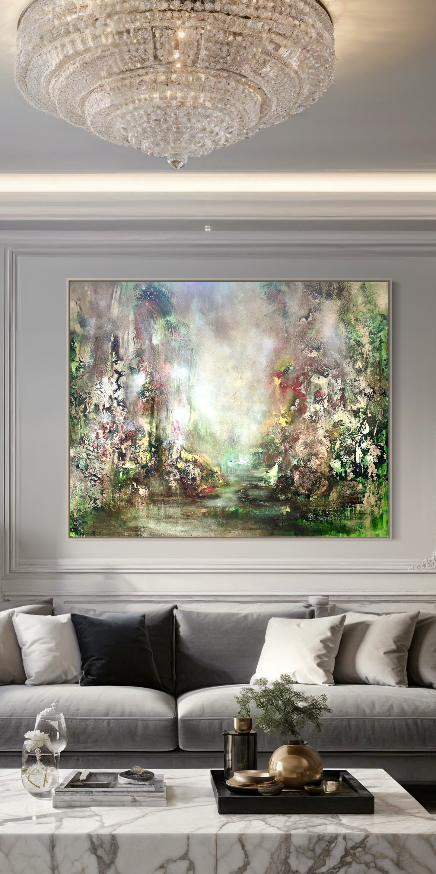 THE VALLEY OF THE FAIRIES - 120×150 cm.