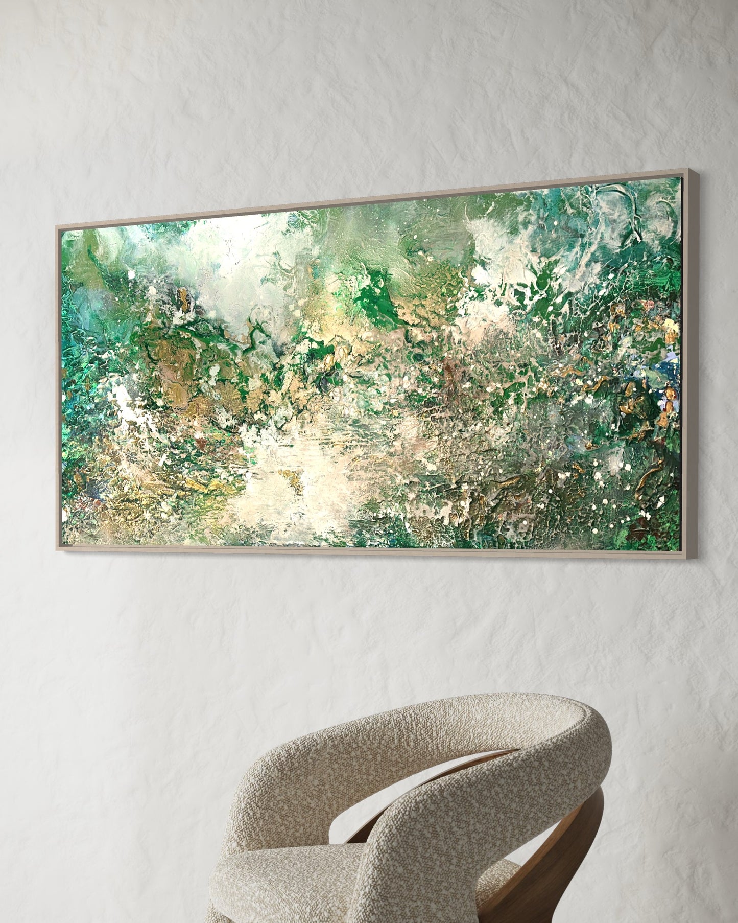 GREEN SPIRIT - 70 x 140 cm.