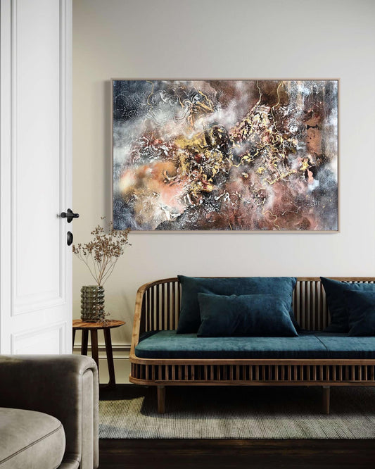 GOLDEN STRIKE - 120 X 80 cm