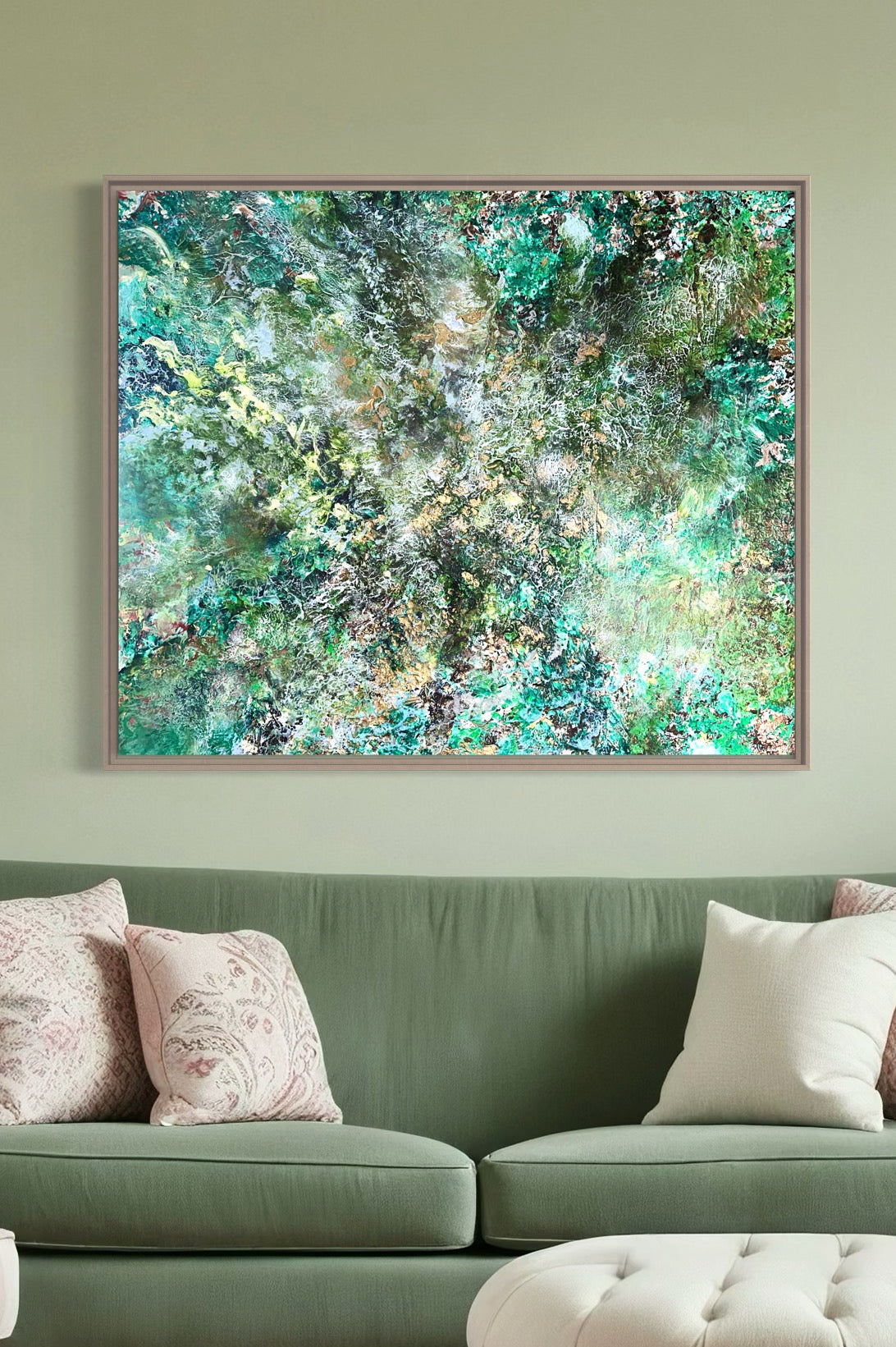 SYMBIOS OF GREEN - 120×100 cm.