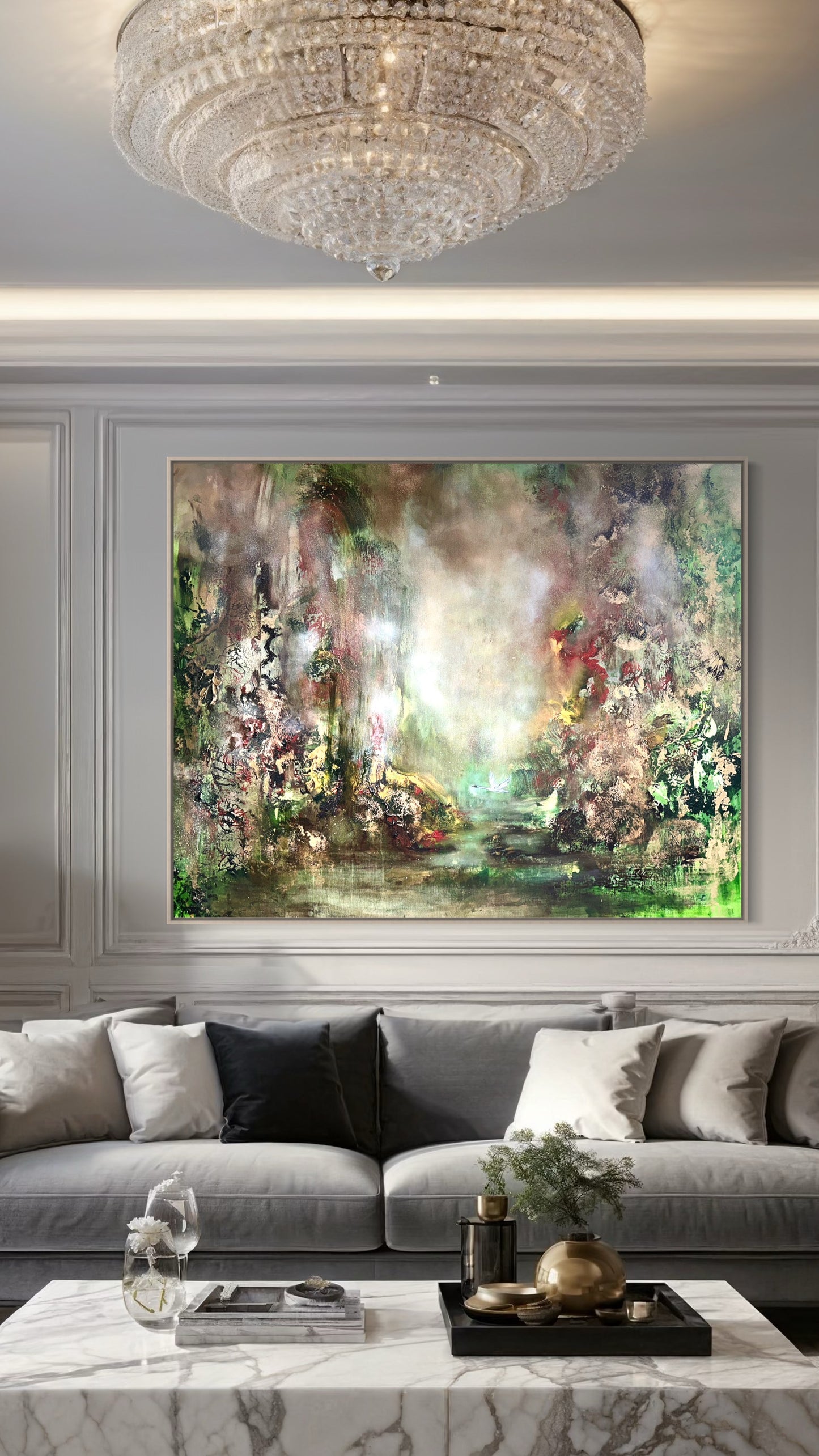 THE VALLEY OF THE FAIRIES - 120×150 cm.