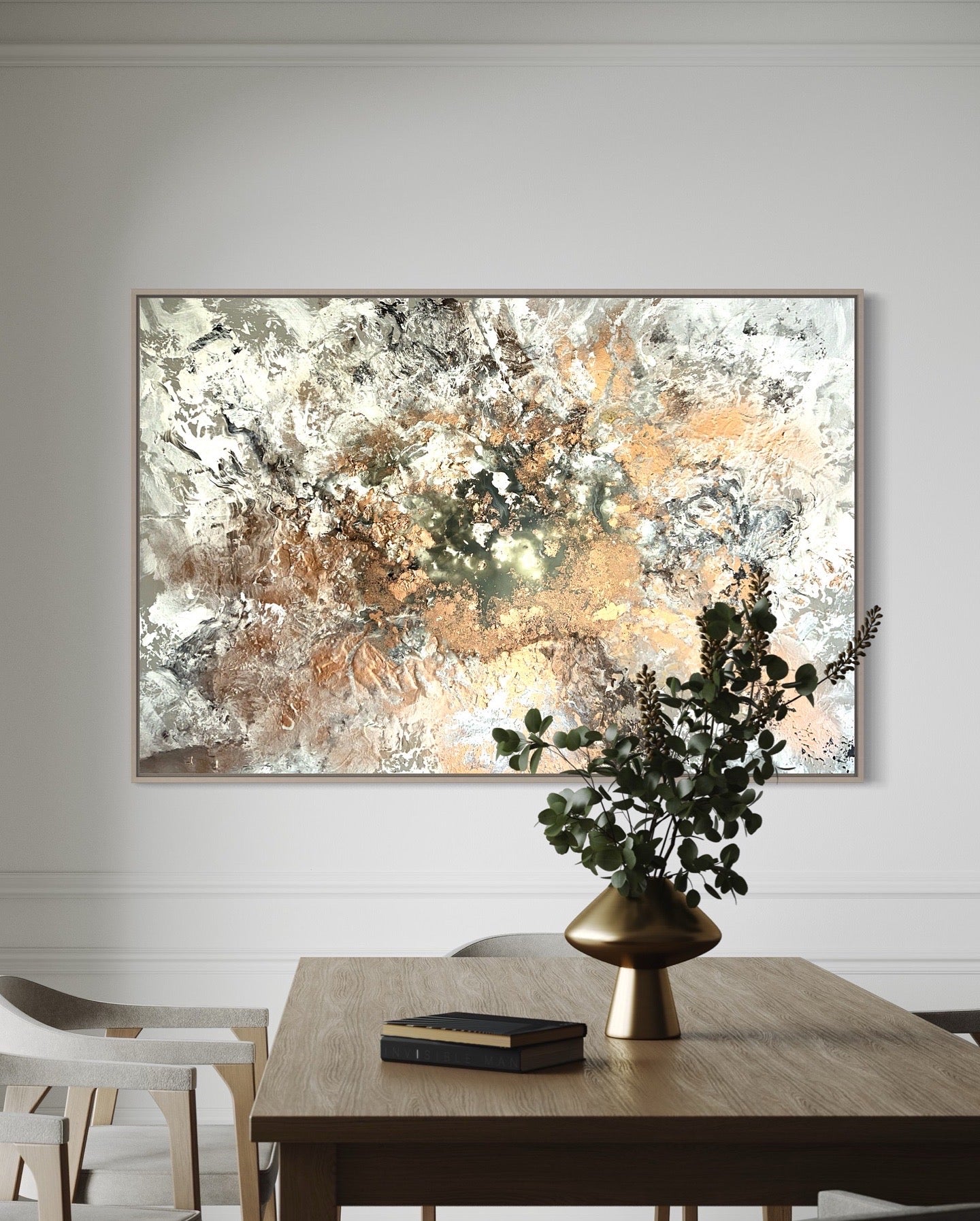 ABSTRACT COPPER - 120×80 cm.