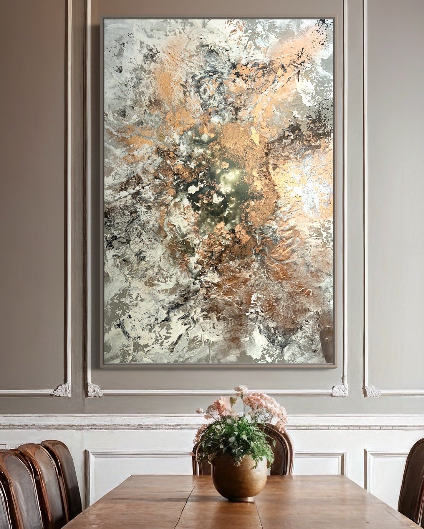 ABSTRACT COPPER - 120×80 cm.