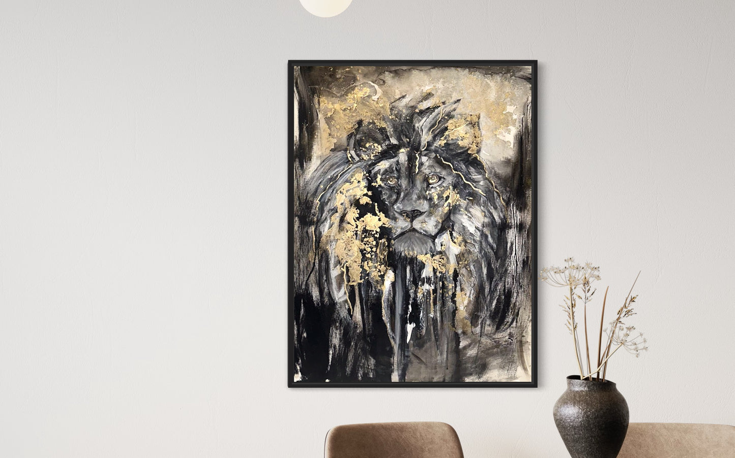 MAJESTIC LION - 60 X 80 cm